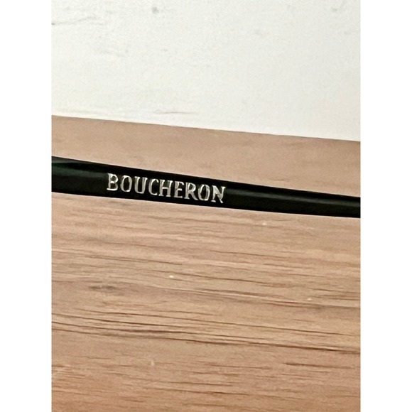 NWT Boucheron Rectangle Shape BOU 3 Optical Eyeglass frames Green Women's - Picture 10 of 11